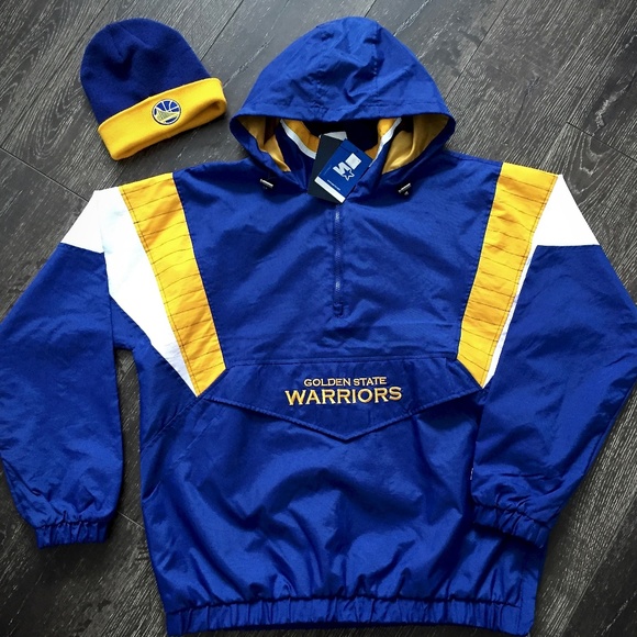 warriors starter jacket 90s